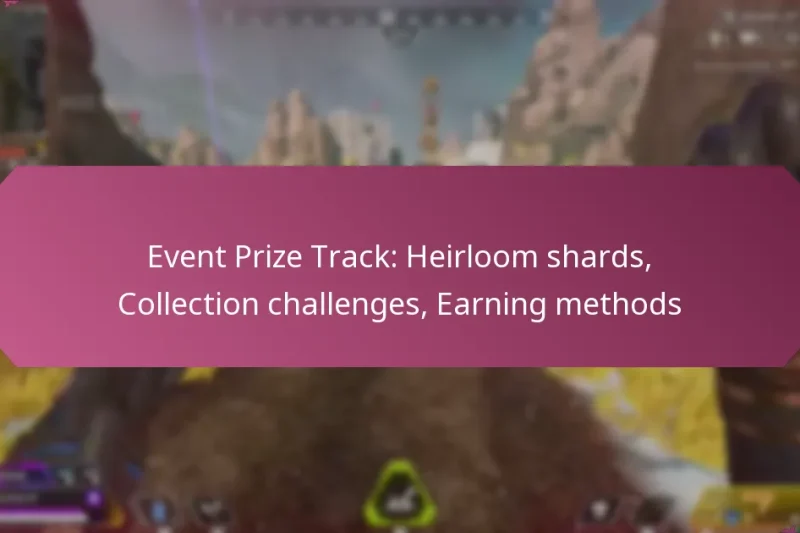 Event Prize Track: Heirloom shards, Collection challenges, Earning methods