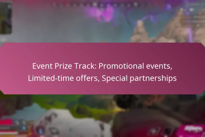 Event Prize Track: Promotional events, Limited-time offers, Special partnerships