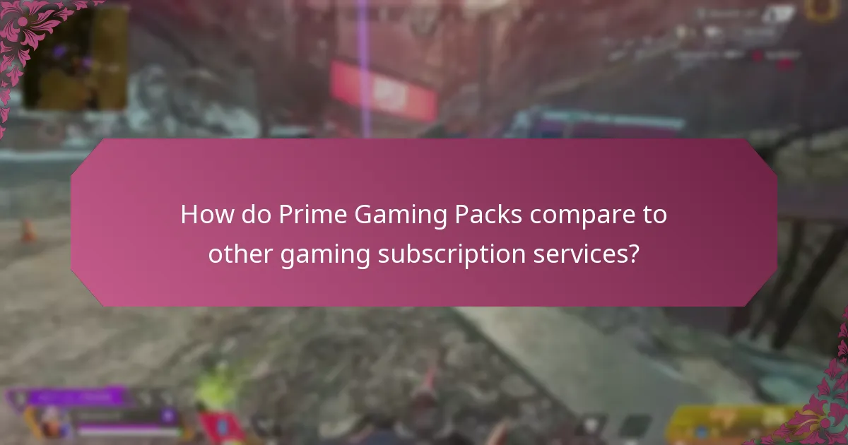 What themed content is included in Prime Gaming Packs?