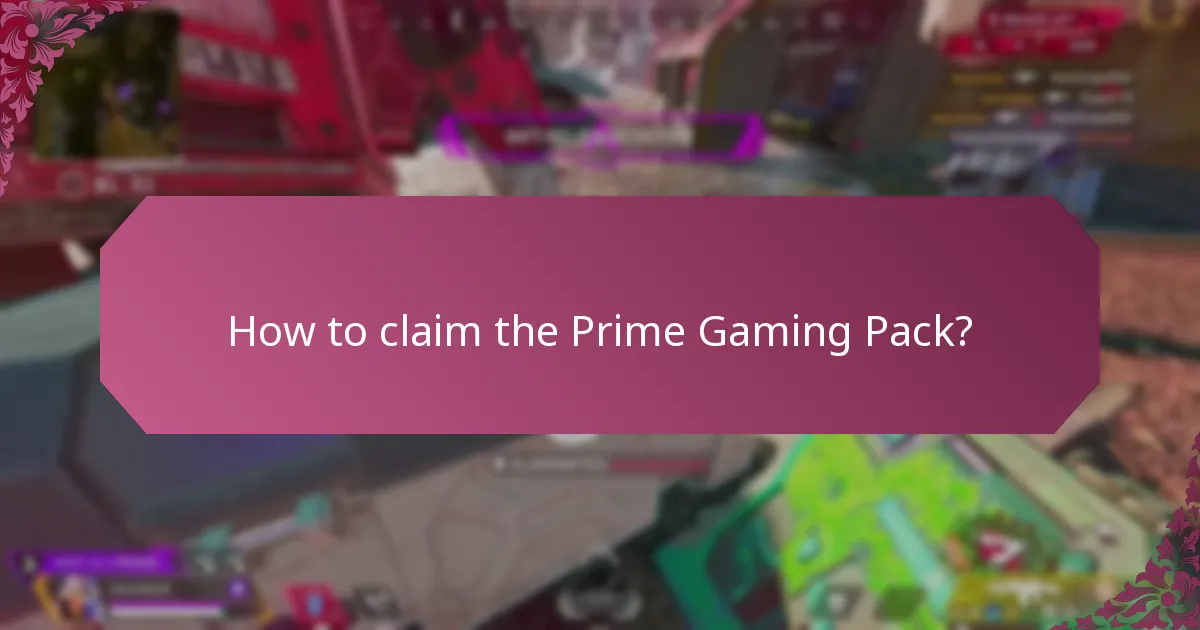 What exclusive content is included in the Prime Gaming Pack?