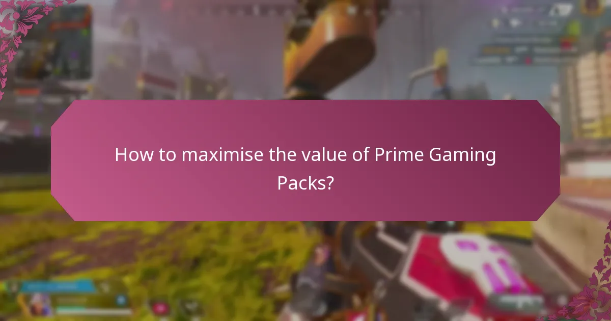 What rewards have been offered in past Prime Gaming Packs?