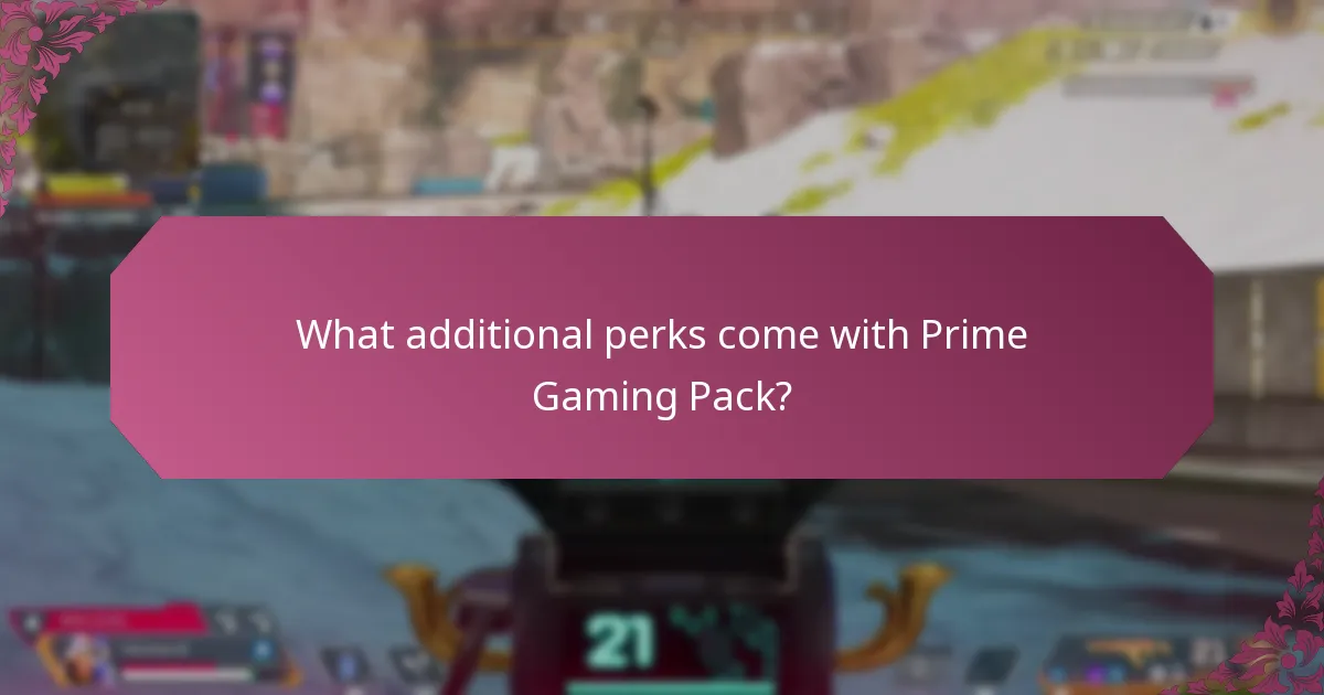 How does Prime Gaming Pack compare to other gaming subscriptions?