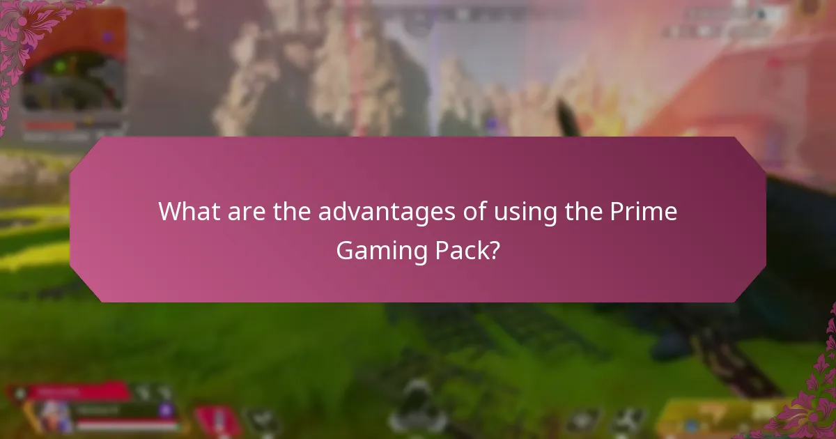 What in-game enhancements are included in the Prime Gaming Pack?