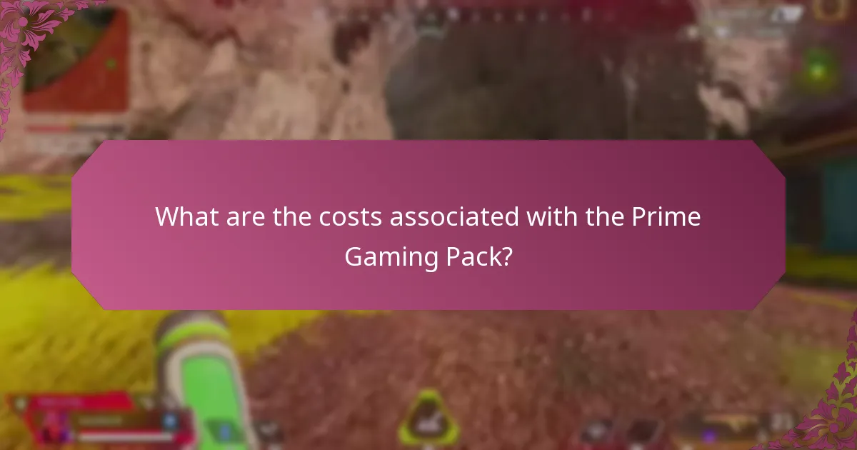 What types of in-game content are available in the Prime Gaming Pack?