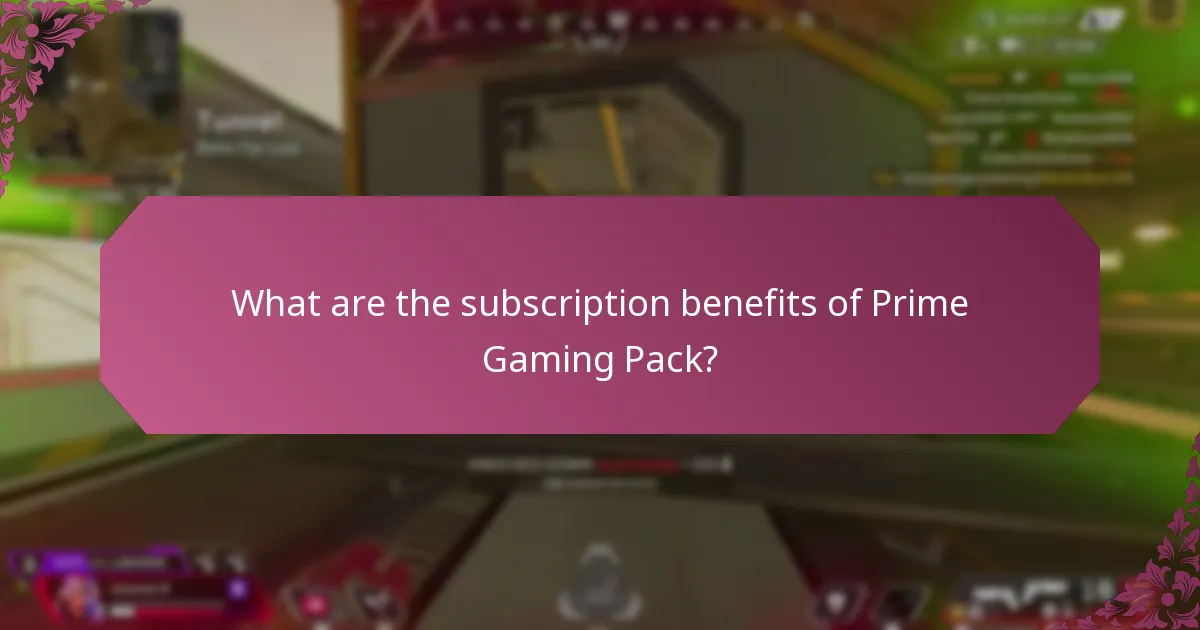 How to redeem benefits from Prime Gaming Pack?