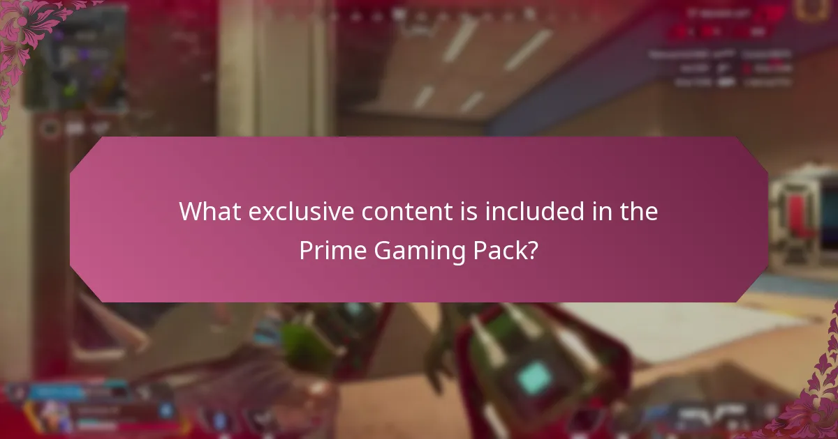 How do users benefit from the Prime Gaming Pack?