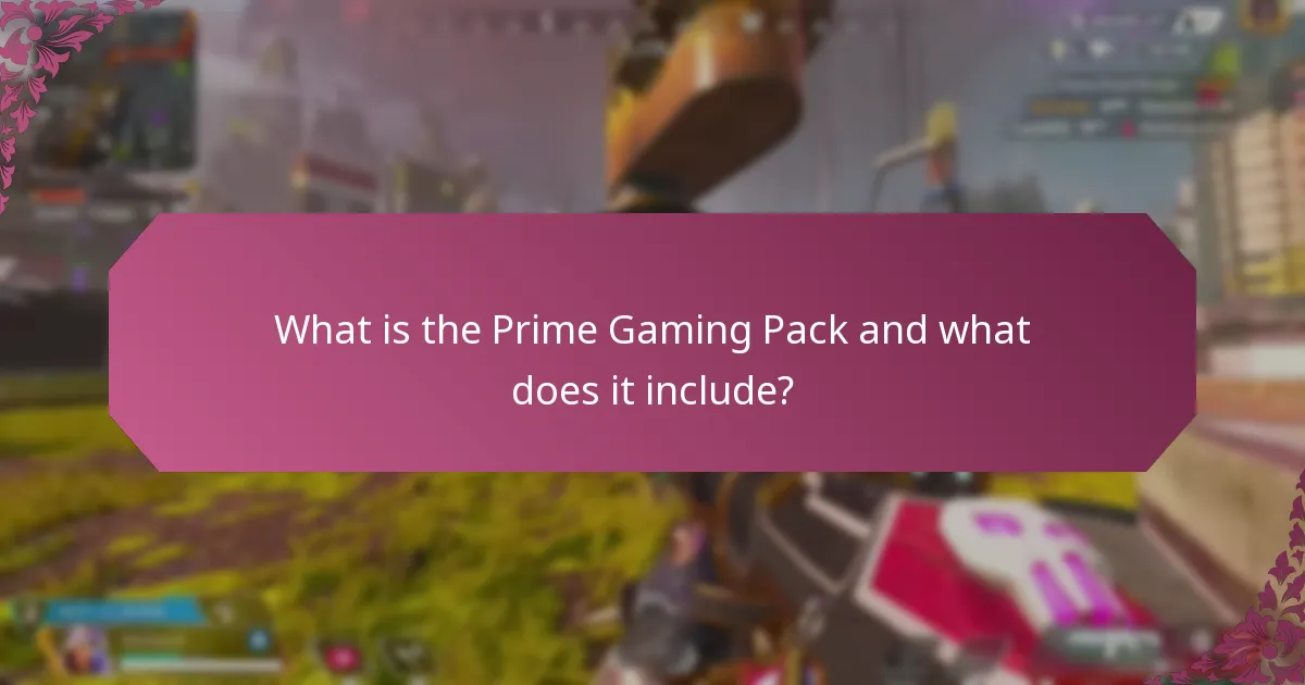 What special partnerships enhance the Prime Gaming Pack?